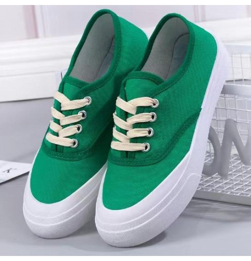 fashion ladies shoes in china lace-up women canvas shoes