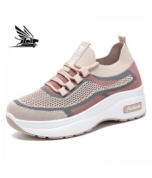 Elevate Your Style with Customizable Fashion Running Sneakers - Breathable Lace-Up Walking Shoes for Women