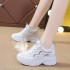 Hot Sale High Top Thick Sole Lace-up Shoes Sneakers Soft Sole Casual Shoes Women