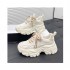 White Shoes For Women High Aesthetic Versatile Street Students Instagram Trendy Breathable Casual Sports Women's