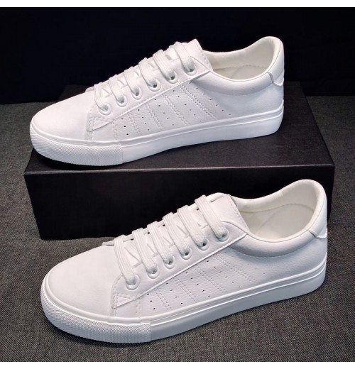 latest hot OEM factory white school shoes sneakers ladies casual shoes women white shoes