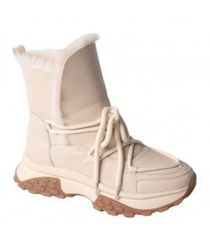 YZY wholesale OEM High Quality synthetic fur and microfiber leather snow casual boots