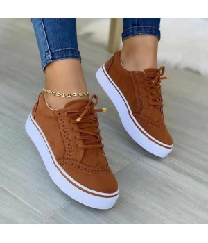 2024 New Styles Casual Walking Shoes PU Leather Tennis Sneakers Comfortable Fashion Sports Running Shoes for Women