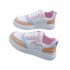 2024 New Style Fashion Cheap Blue Pink Color Casual Running Sport Sneakers Flats Shoes For Women