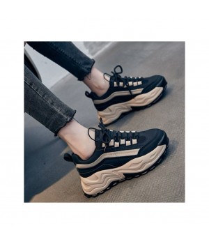 2024 New Fashion Casual walking Comfortable Walking Footwear for Ladies woman Height Increasing Chunky Shoes