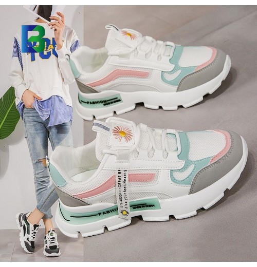 2024 Summer Women Sneakers White Tennis Women Shoes Canvas Slip on Female Row Shoes Flats Casual Ladies Vulcanize ShoePlatform