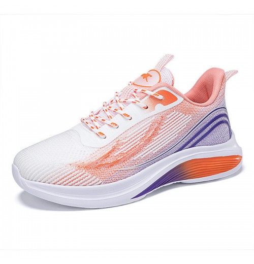 Women's New Lightweight Breathable Flying Running Shoes Soft Soles Casual Sports Walking Style Students' Trend Sneaker